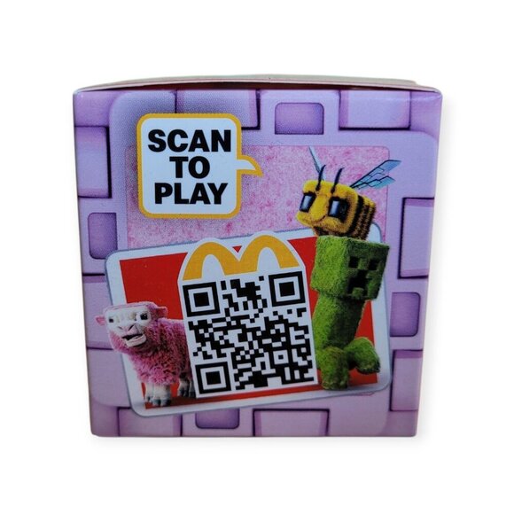McDonald's Minecraft Pink Wool Block Toy - Picture 6 of 7